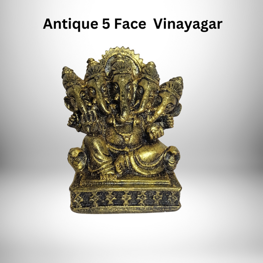 Antique 5 Face Ganesha